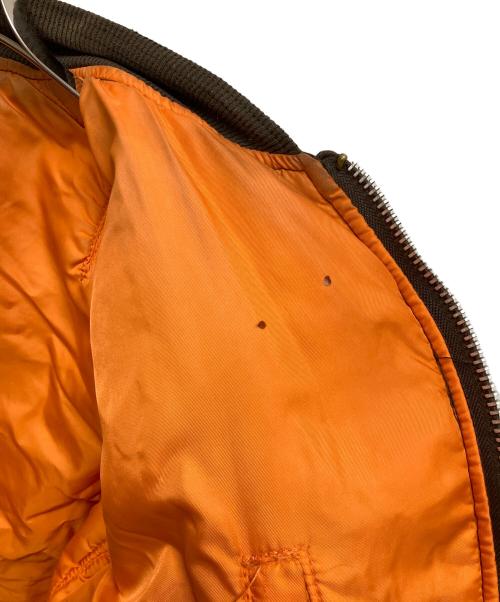 ALPHA（アルファ）ALPHA (アルファ) MA-1ジャケット ブラウン サイズ:SIZE Mの古着・服飾アイテム