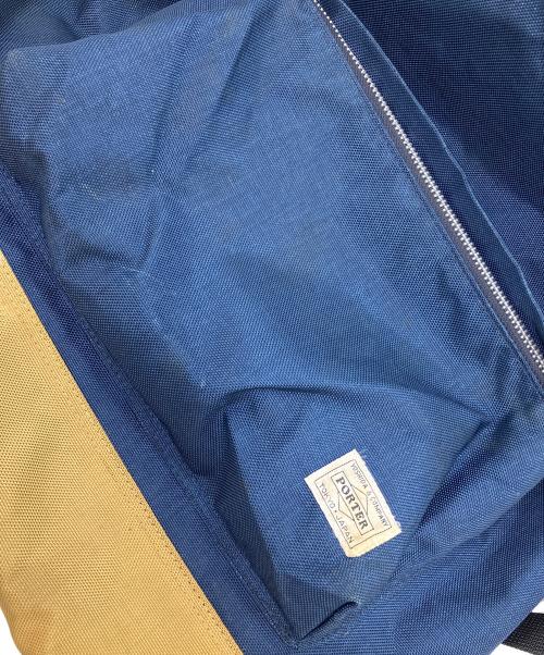 PORTER（ポーター）PORTER (ポーター) リュック ネイビー×ベージュの古着・服飾アイテム
