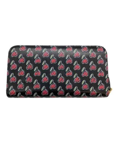 PRADA（プラダ）PRADA (プラダ) ラウンドファスナー財布 ブラックの古着・服飾アイテム