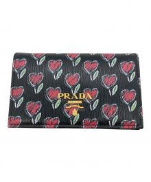 PRADA（プラダ）の古着「名刺入れ カードケース」｜グリーン
