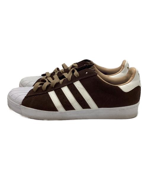 adidas（アディダス）adidas (アディダス) SUPER STAR　（スーパースター） ブラウン サイズ:SIZE 25.5cmの古着・服飾アイテム