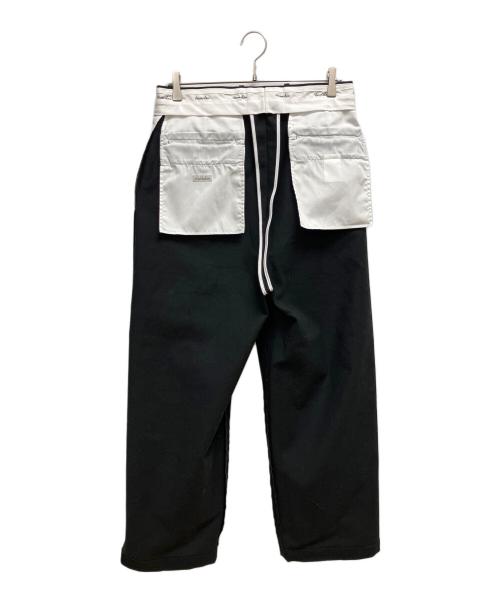 STEVEN ALAN（スティーブンアラン）STEVEN ALAN (スティーブンアラン) ワイドパンツ ブラック サイズ:SIZE Mの古着・服飾アイテム