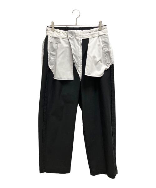 STEVEN ALAN（スティーブンアラン）STEVEN ALAN (スティーブンアラン) ワイドパンツ ブラック サイズ:SIZE Mの古着・服飾アイテム