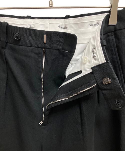 STEVEN ALAN（スティーブンアラン）STEVEN ALAN (スティーブンアラン) ワイドパンツ ブラック サイズ:SIZE Mの古着・服飾アイテム