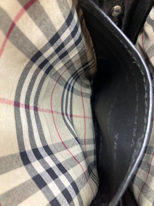 BURBERRY（バーバリー）BURBERRY (バーバリー) ショルダーバッグ ブラックの古着・服飾アイテム