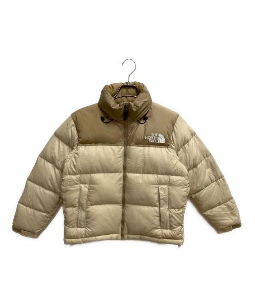 THE NORTH FACE（ザ ノース フェイス）THE NORTH FACE (ザ ノース フェイス) ショートヌプシジャケット ダウンジャケット ベージュ サイズ:SIZE Mの古着・服飾アイテム