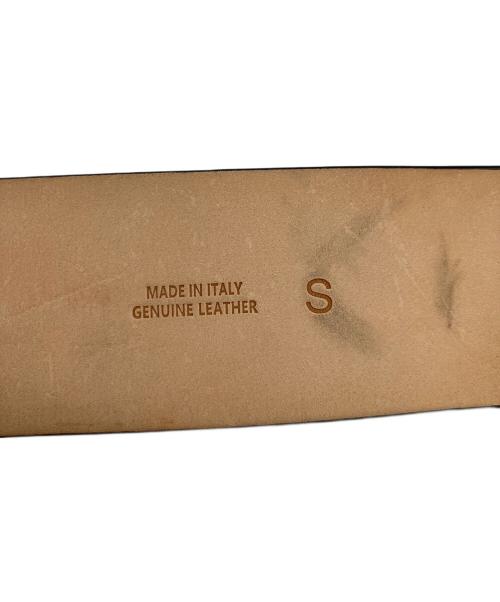 Maison Margiela（メゾンマルジェラ）Maison Margiela (メゾンマルジェラ) レザーベルト ブラックの古着・服飾アイテム