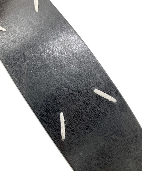 Maison Margiela（メゾンマルジェラ）Maison Margiela (メゾンマルジェラ) レザーベルト ブラックの古着・服飾アイテム