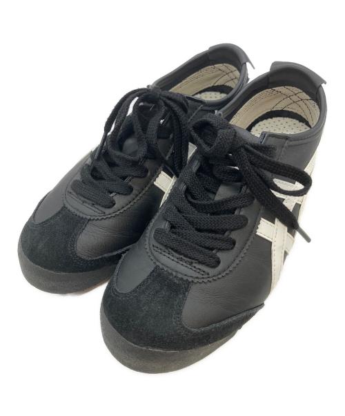 Onitsuka Tiger（オニツカタイガー）Onitsuka Tiger (オニツカタイガー) MEXICO 66 ローカットスニーカー ブラック サイズ:SIZE 23cmの古着・服飾アイテム
