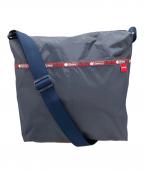 LeSportsac×familiarレスポートサック×ファミリア）の古着「In Cityナイロンショルダーバッグ」｜ネイビー