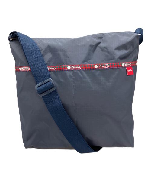 LeSportsac（レスポートサック）LeSportsac (レスポートサック) familiar (ファミリア) In Cityナイロンショルダーバッグ ネイビーの古着・服飾アイテム