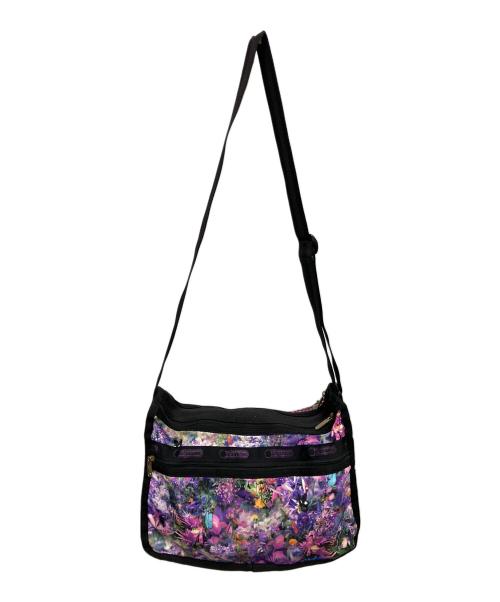 LeSportsac（レスポートサック）LeSportsac (レスポートサック) M/ mika ninagawa (エム/ ミカ ニナガワ) デラックスエブリデイバッグ ミカズユートピア  ショルダーバッグ パープルの古着・服飾アイテム