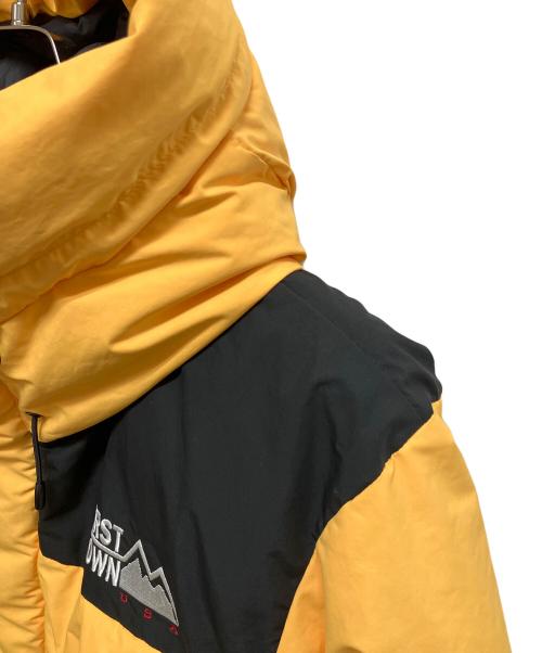 FIRST DOWN（ファーストダウン）FIRST DOWN (ファーストダウン) ダウンジャケット イエロー×ブラック サイズ:SIZE Mの古着・服飾アイテム
