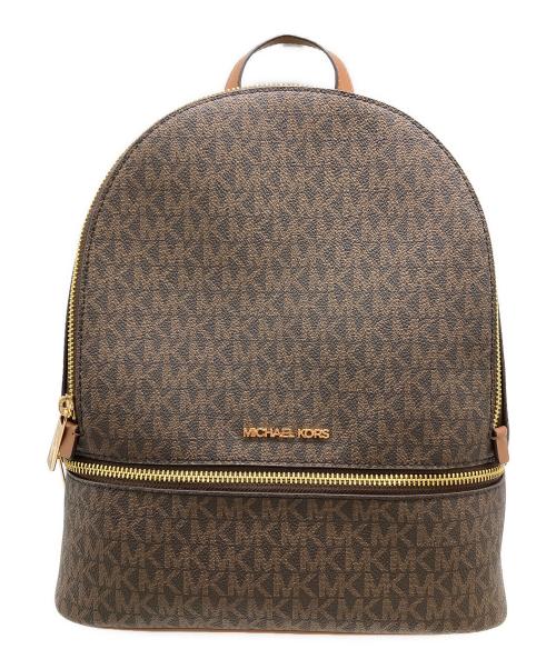 MICHAEL KORS（マイケル・コース）MICHAEL KORS (マイケル・コース) リュック ブラウンの古着・服飾アイテム
