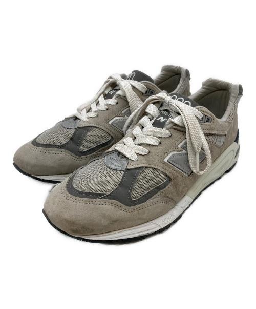 NEW BALANCE（ニューバランス）NEW BALANCE (ニューバランス) スニーカー ベージュ×グレー サイズ:SIZE 28cmの古着・服飾アイテム