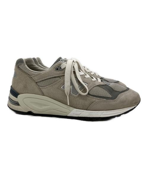 NEW BALANCE（ニューバランス）NEW BALANCE (ニューバランス) スニーカー ベージュ×グレー サイズ:SIZE 28cmの古着・服飾アイテム