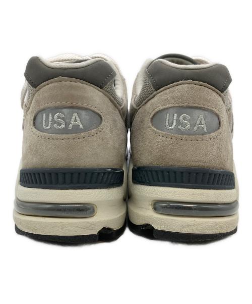 NEW BALANCE（ニューバランス）NEW BALANCE (ニューバランス) スニーカー ベージュ×グレー サイズ:SIZE 28cmの古着・服飾アイテム