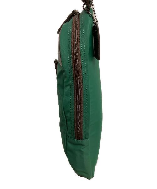 COACH（コーチ）COACH (コーチ) ボディバッグ グリーン×ブラウンの古着・服飾アイテム