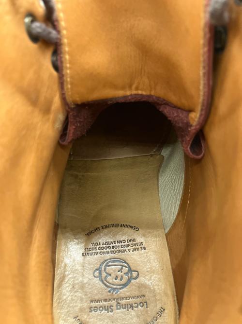 locking shoes by footmonkey（ロッキングシューズバイフットモンキー）locking shoes by footmonkey (ロッキングシューズバイフットモンキー) レースアップブーツ ブラウン サイズ:SIZE 26.5cm/8 1/2の古着・服飾アイテム