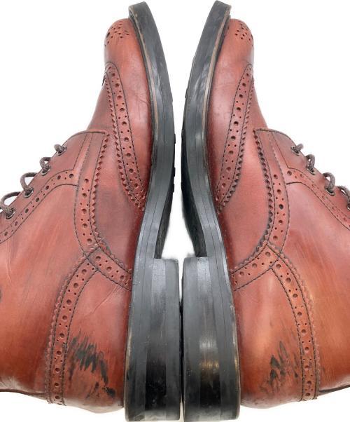 locking shoes by footmonkey（ロッキングシューズバイフットモンキー）locking shoes by footmonkey (ロッキングシューズバイフットモンキー) レースアップブーツ ブラウン サイズ:SIZE 26.5cm/8 1/2の古着・服飾アイテム