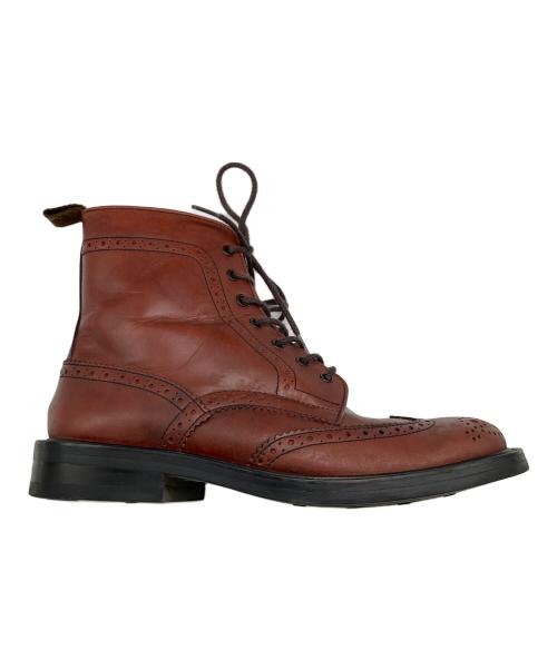 locking shoes by footmonkey（ロッキングシューズバイフットモンキー）locking shoes by footmonkey (ロッキングシューズバイフットモンキー) レースアップブーツ ブラウン サイズ:SIZE 26.5cm/8 1/2の古着・服飾アイテム