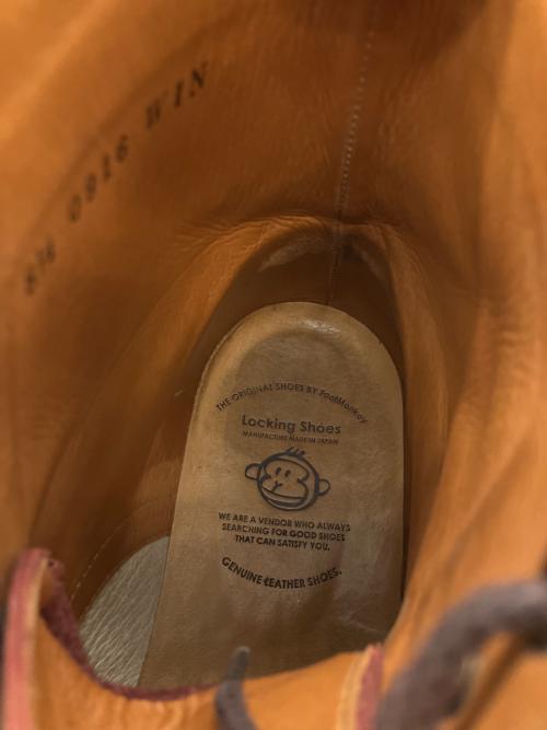 locking shoes by footmonkey（ロッキングシューズバイフットモンキー）locking shoes by footmonkey (ロッキングシューズバイフットモンキー) レースアップブーツ ブラウン サイズ:SIZE 26.5cm/8 1/2の古着・服飾アイテム