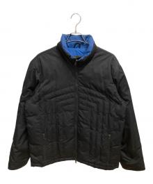 Eddie Bauer（エディーバウアー）の古着「ダウンジャケット」｜ブラック×ブルー