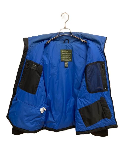 Eddie Bauer（エディーバウアー）Eddie Bauer (エディーバウアー) ダウンジャケット ブラック×ブルー サイズ:SIZE Lの古着・服飾アイテム
