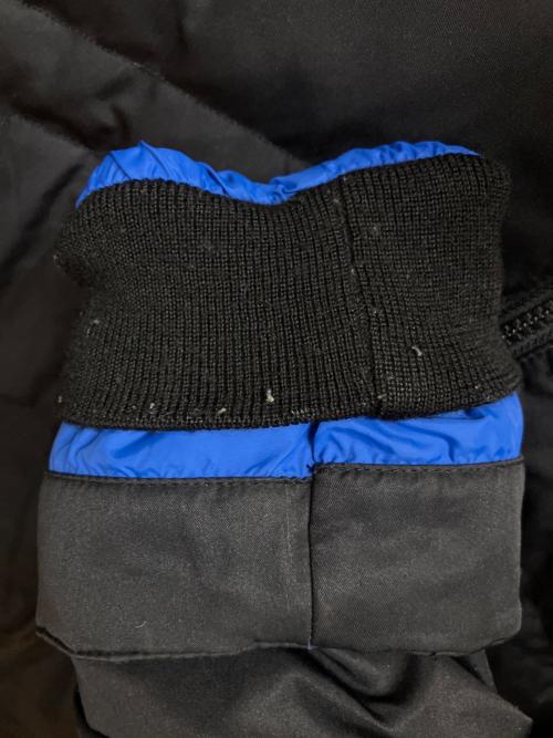 Eddie Bauer（エディーバウアー）Eddie Bauer (エディーバウアー) ダウンジャケット ブラック×ブルー サイズ:SIZE Lの古着・服飾アイテム