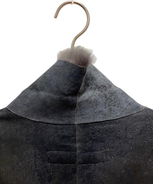 Christian Dior（クリスチャン ディオール）Christian Dior (クリスチャン ディオール) ラビットファーコート ムートンコート ブラック サイズ:SIZE 不明の古着・服飾アイテム