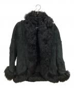 GUCCIグッチ）の古着「ムートンジャケット」｜ブラック
