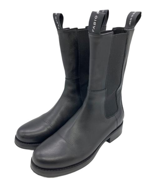 FABIO RUSCONI（ファビオルスコーニ）FABIO RUSCONI (ファビオルスコーニ) ファビオルスコーニサイドゴアブーツ ブラック サイズ:SIZE 36の古着・服飾アイテム