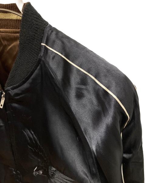 TAILOR 東洋（テーラー東洋）TAILOR 東洋 (テーラー東洋) BEAMS (ビームス) リバーシブルスカジャン ブラック×ブラウン サイズ:SIZE Lの古着・服飾アイテム