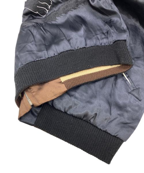TAILOR 東洋（テーラー東洋）TAILOR 東洋 (テーラー東洋) BEAMS (ビームス) リバーシブルスカジャン ブラック×ブラウン サイズ:SIZE Lの古着・服飾アイテム