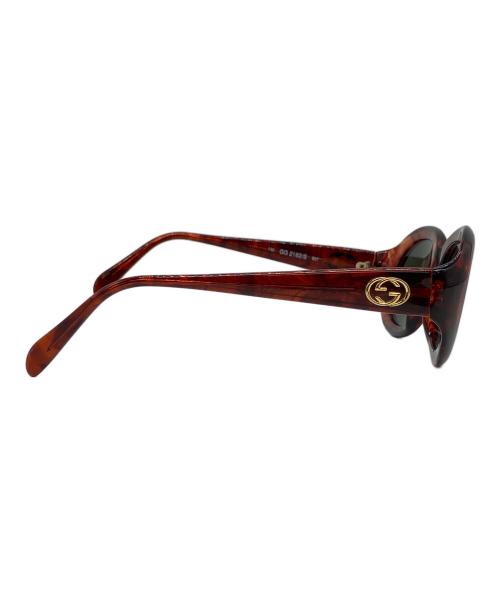 GUCCI（グッチ）GUCCI (グッチ) サングラス ブラウンの古着・服飾アイテム