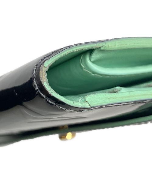 LOUIS VUITTON（ルイ ヴィトン）LOUIS VUITTON (ルイ ヴィトン) モノグラム・ヴェルニ　長財布 ブラックの古着・服飾アイテム