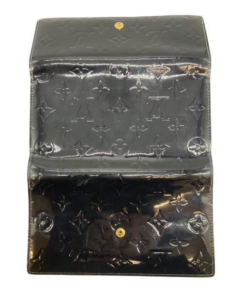 LOUIS VUITTON（ルイ ヴィトン）LOUIS VUITTON (ルイ ヴィトン) モノグラム・ヴェルニ　長財布 ブラックの古着・服飾アイテム