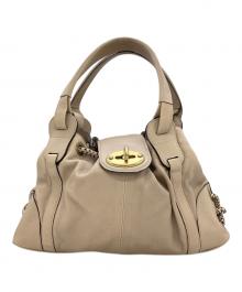 MULBERRY（マルベリー）の古着「トートバッグ」｜ベージュ