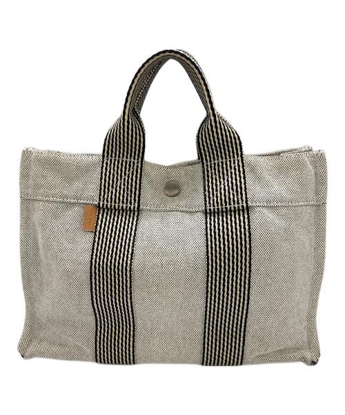 HERMES（エルメス）HERMES (エルメス) ニューフールトゥPM　トートバッグ グレーの古着・服飾アイテム