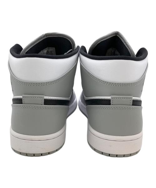 NIKE（ナイキ）NIKE (ナイキ) Air Jordan 1 Mid（エアジョーダン1 ミッド） グレー サイズ:SIZE 27cm 未使用品の古着・服飾アイテム