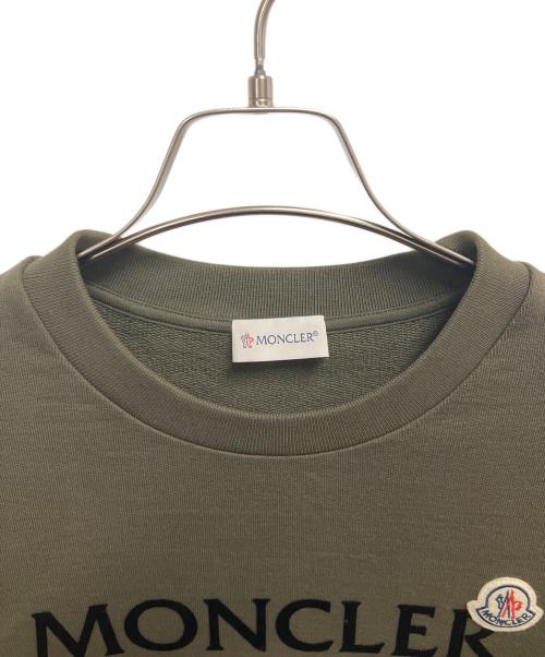MONCLER（モンクレール）MONCLER (モンクレール) MAGLIA GIROCOLLO スウェット カーキ サイズ:SIZE Sの古着・服飾アイテム