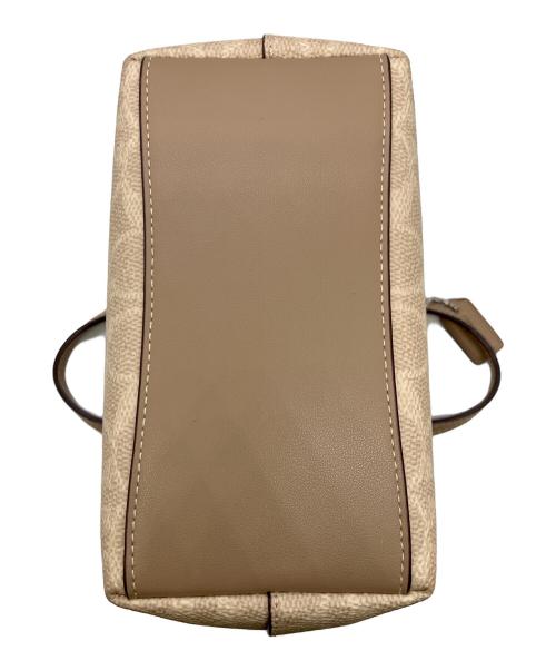 COACH（コーチ）COACH (コーチ) シグネチャー シティ ミニトートバッグ 2WAYショルダーバッグ ベージュの古着・服飾アイテム