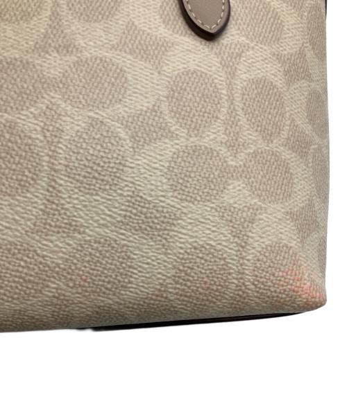 COACH（コーチ）COACH (コーチ) シグネチャー シティ ミニトートバッグ 2WAYショルダーバッグ ベージュの古着・服飾アイテム