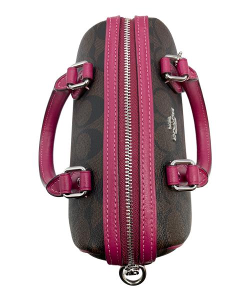 COACH（コーチ）COACH (コーチ) シグネチャー ミニ ローアン 2WAYショルダーバッグ ブラウンの古着・服飾アイテム