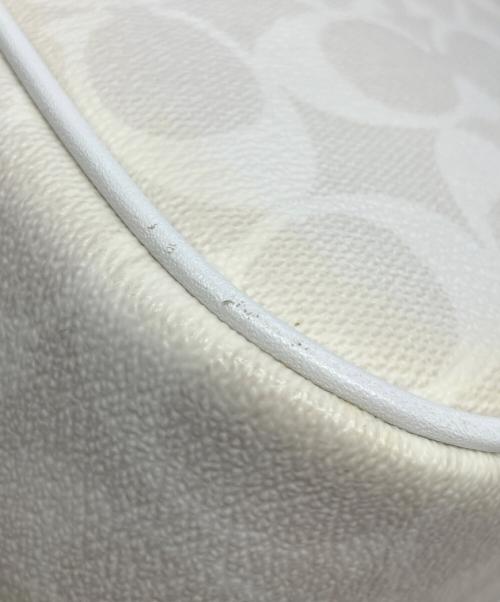 COACH（コーチ）COACH (コーチ) DISNEY (ディズニー) シグネチャー ショルダーバッグ ホワイトの古着・服飾アイテム