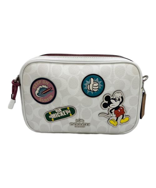 COACH（コーチ）COACH (コーチ) DISNEY (ディズニー) シグネチャー ショルダーバッグ ホワイトの古着・服飾アイテム