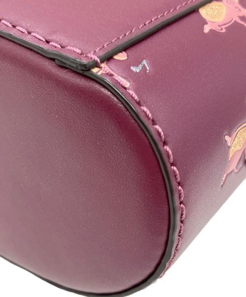 COACH（コーチ）COACH (コーチ) 2WAYショルダーバッグ パープルの古着・服飾アイテム