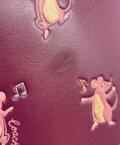 COACH（コーチ）COACH (コーチ) 2WAYショルダーバッグ パープルの古着・服飾アイテム