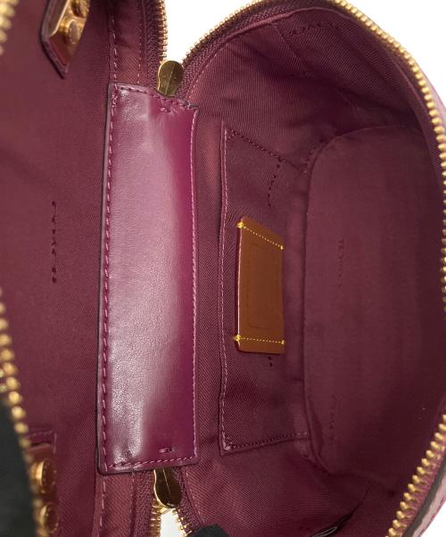 COACH（コーチ）COACH (コーチ) 2WAYショルダーバッグ パープルの古着・服飾アイテム