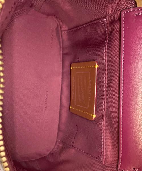 COACH（コーチ）COACH (コーチ) 2WAYショルダーバッグ パープルの古着・服飾アイテム